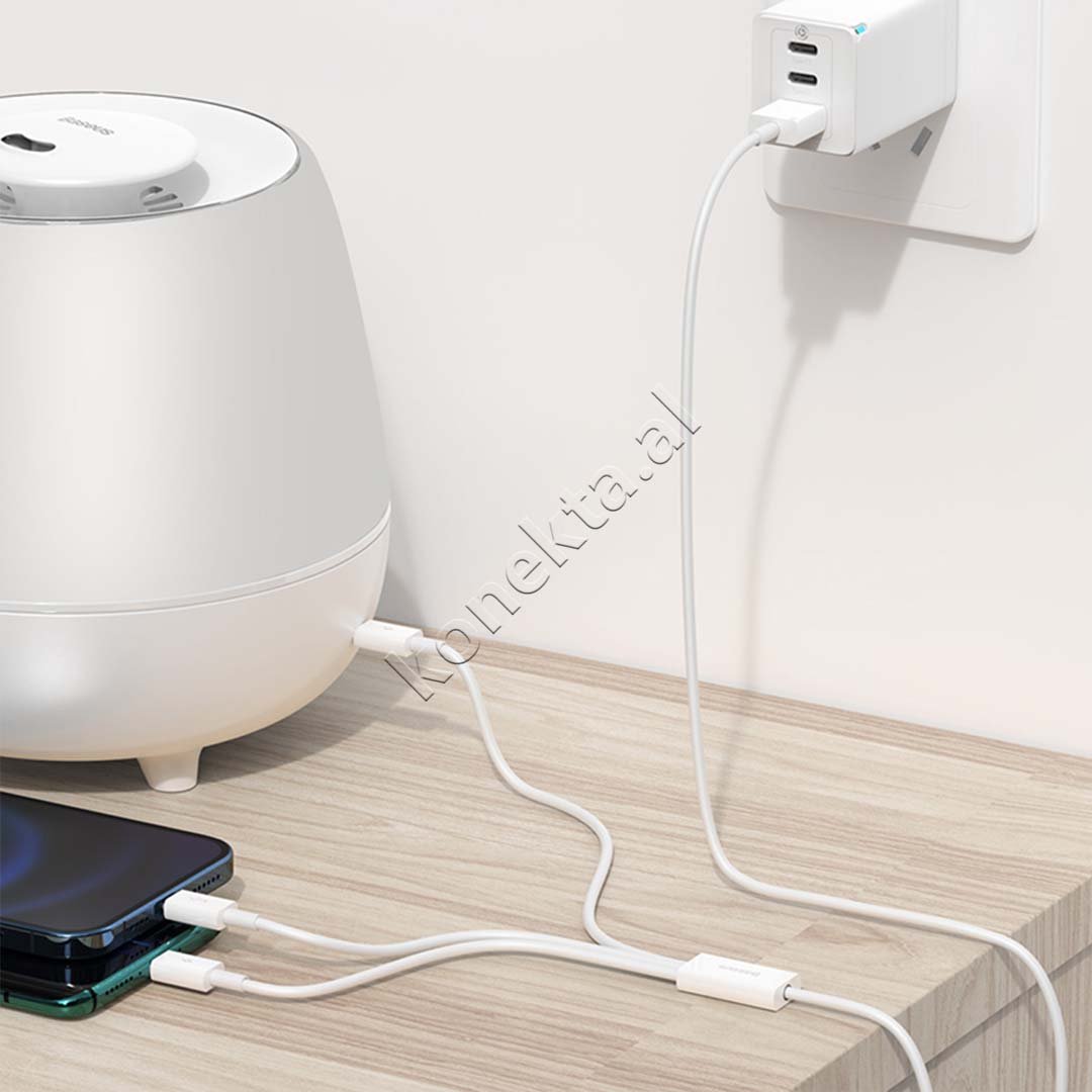 Baseus Charging Cable USB M+L+C 3.5A 1m - Thumbnail 7