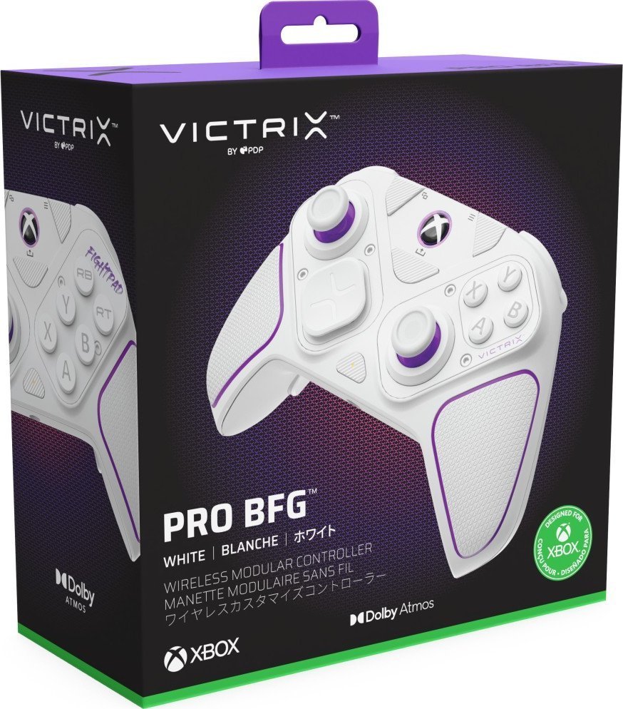 Victrix XS Pad Controller, Wireless / Me Kablllo, White - Thumbnail 2