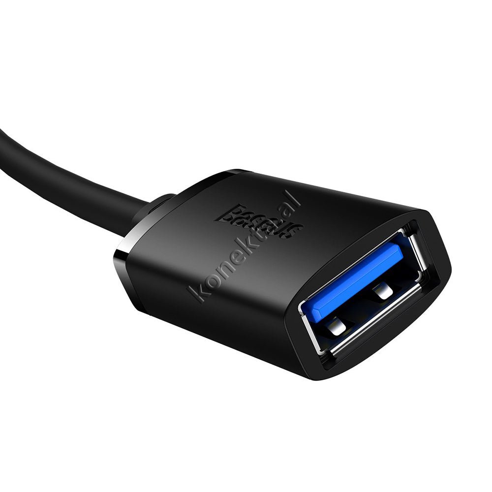 Baseus USB Extension Cable, Black, 1.5m - Thumbnail 4