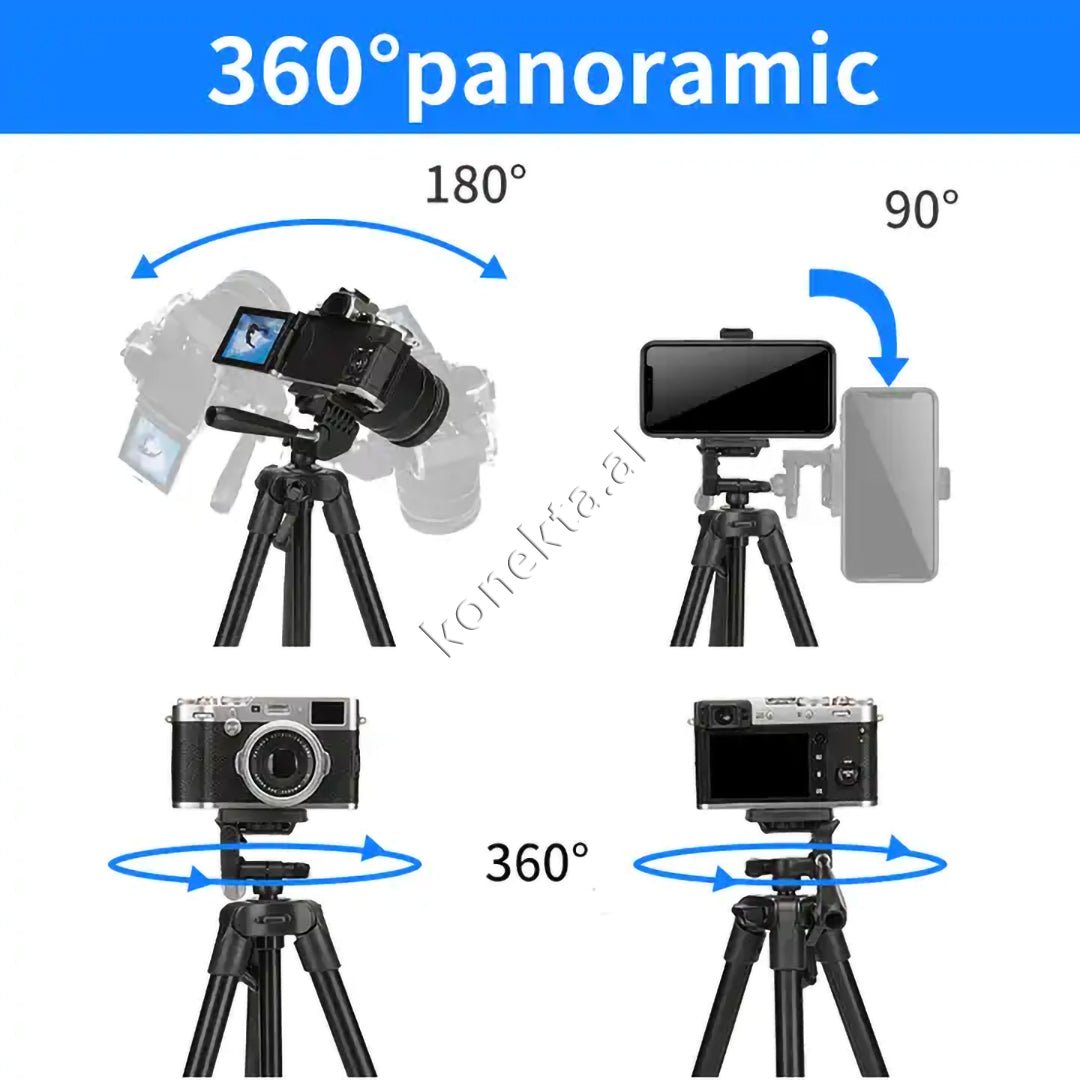 Jmary Tripod, Aluminum & ABS, Adjustable Length 39.5cm-134cm - Thumbnail 2