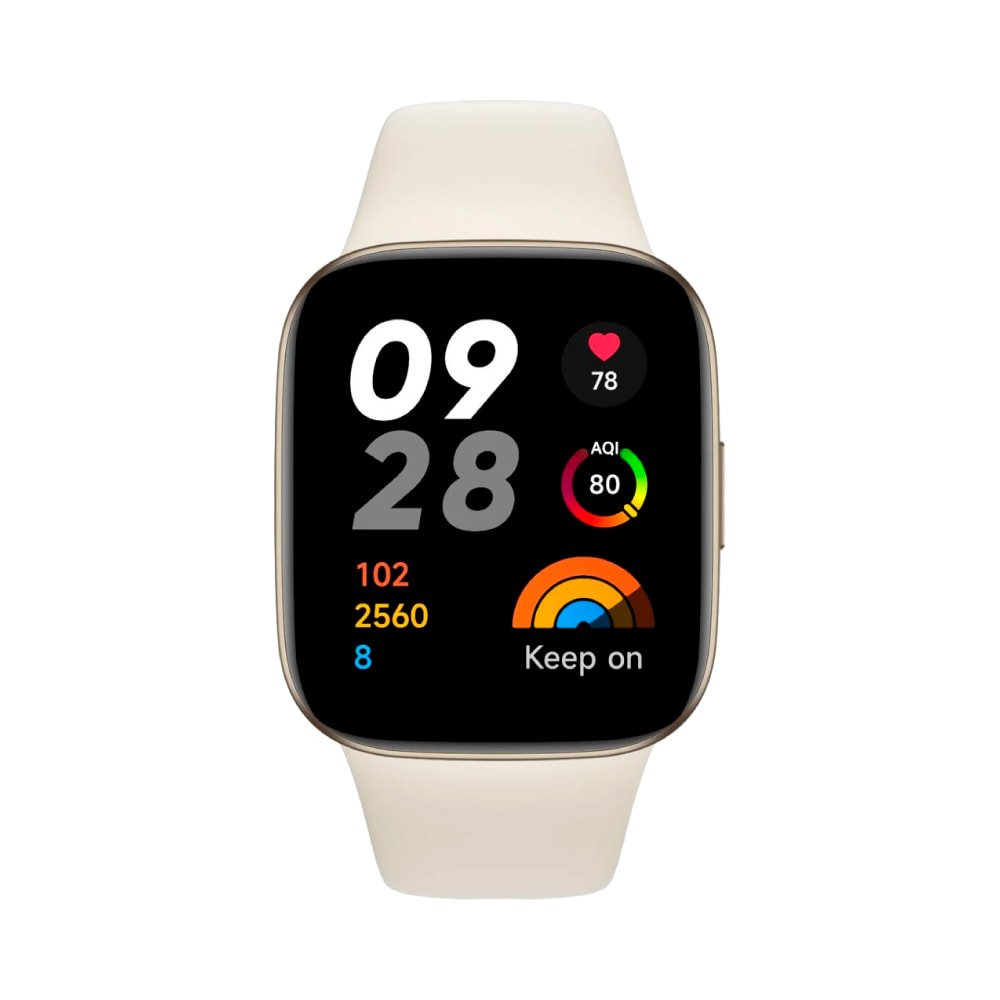 Xiaomi Redmi Watch 3 Active Smartwatch, White - Image 1