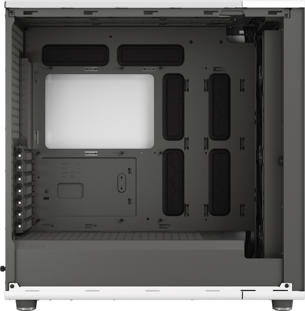 Fractal Design North XL Clear Case, White, Midi Tower - Thumbnail 6