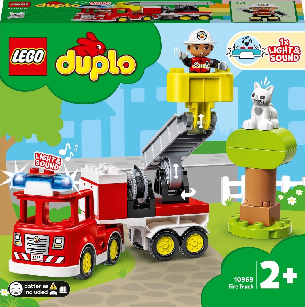 LEGO DUPLO 10969 Fire Truck, 21 pieces - Image 1