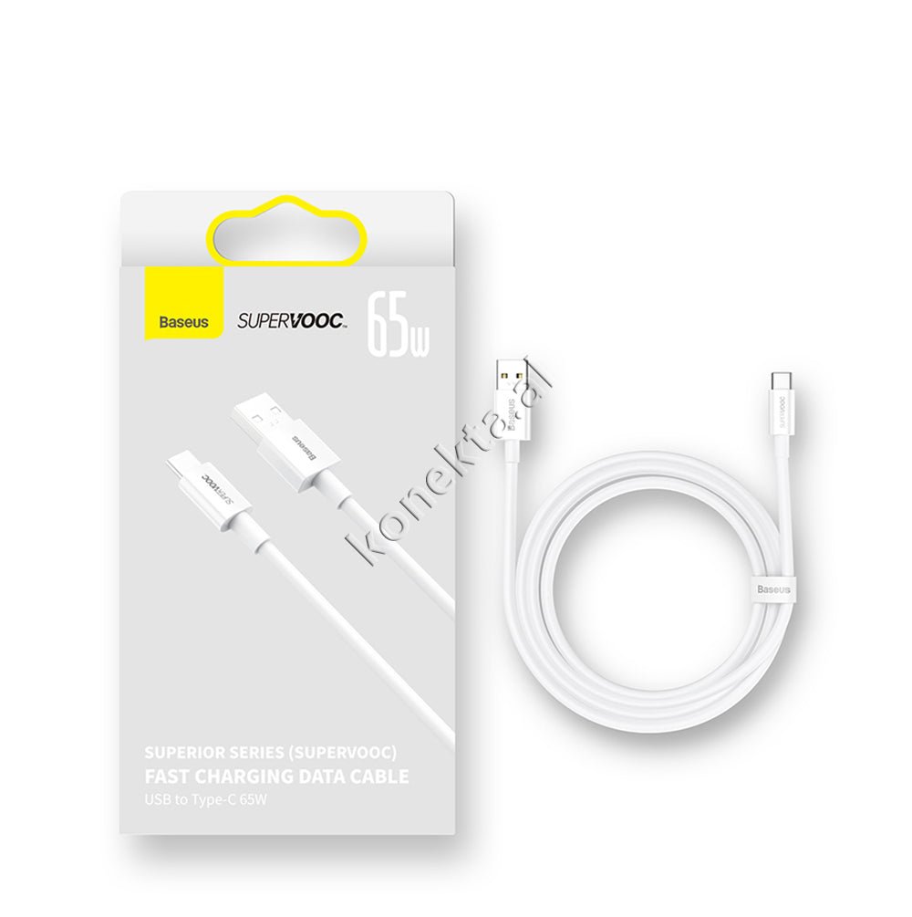Baseus USB Charging Cable, Type-C, 65W, 1m - Thumbnail 2