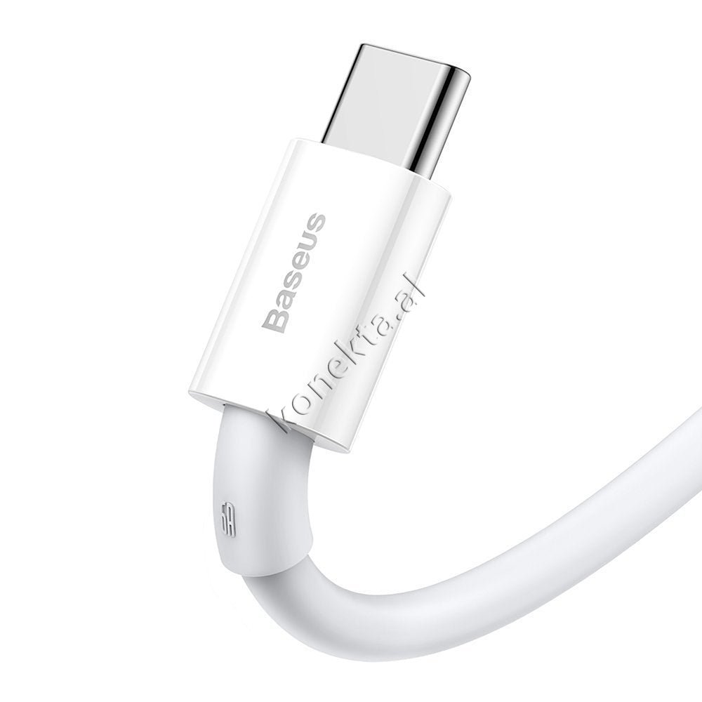 Baseus Superior Series Type-C Charging Cable, 66W, 1m, White - Thumbnail 4