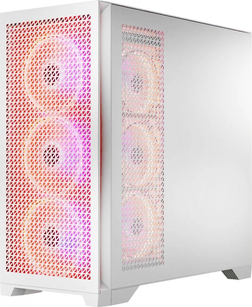 Modecom Volcano Expanse T Apex ARGB Case, White, Midi Tower - Thumbnail 7