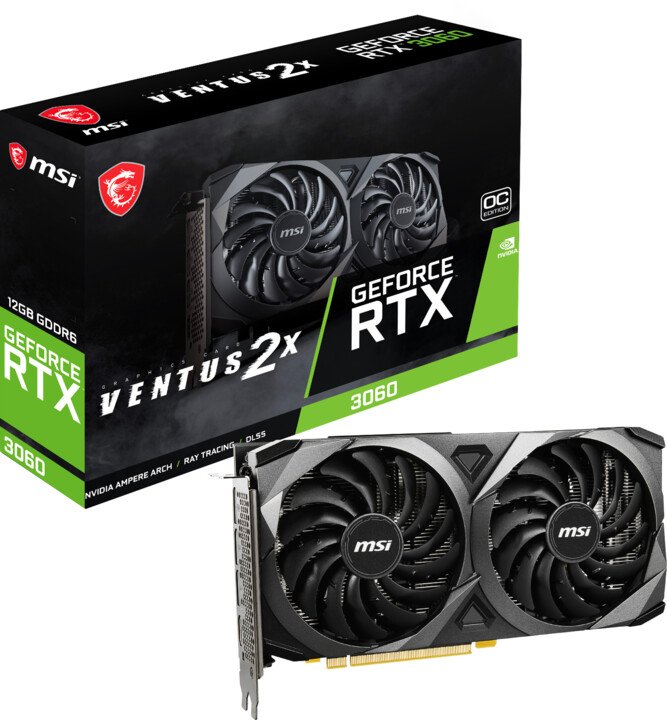 MSI GeForce RTX 3060 Ventus 2X OC 12GB GDDR6 Graphics Card - Thumbnail 8