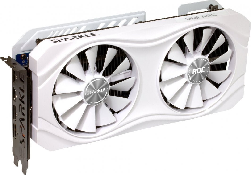 Sparkle Arc A770 ROC Luna White 16GB GDDR6 Graphics Card - Thumbnail 3