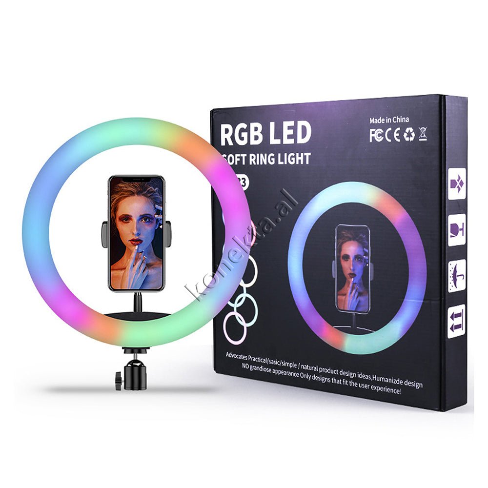 Baseus Tripod Me Drite Rrethore LED RGB Me Ndricim Perfekt - Thumbnail 2