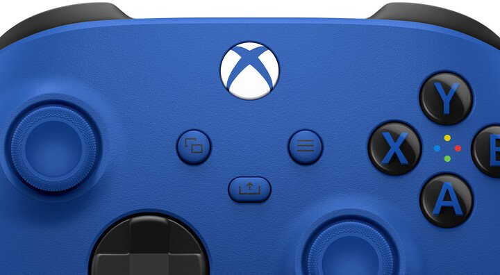 Microsoft Xbox Series Wireless Controller, Shock Blue - Thumbnail 6
