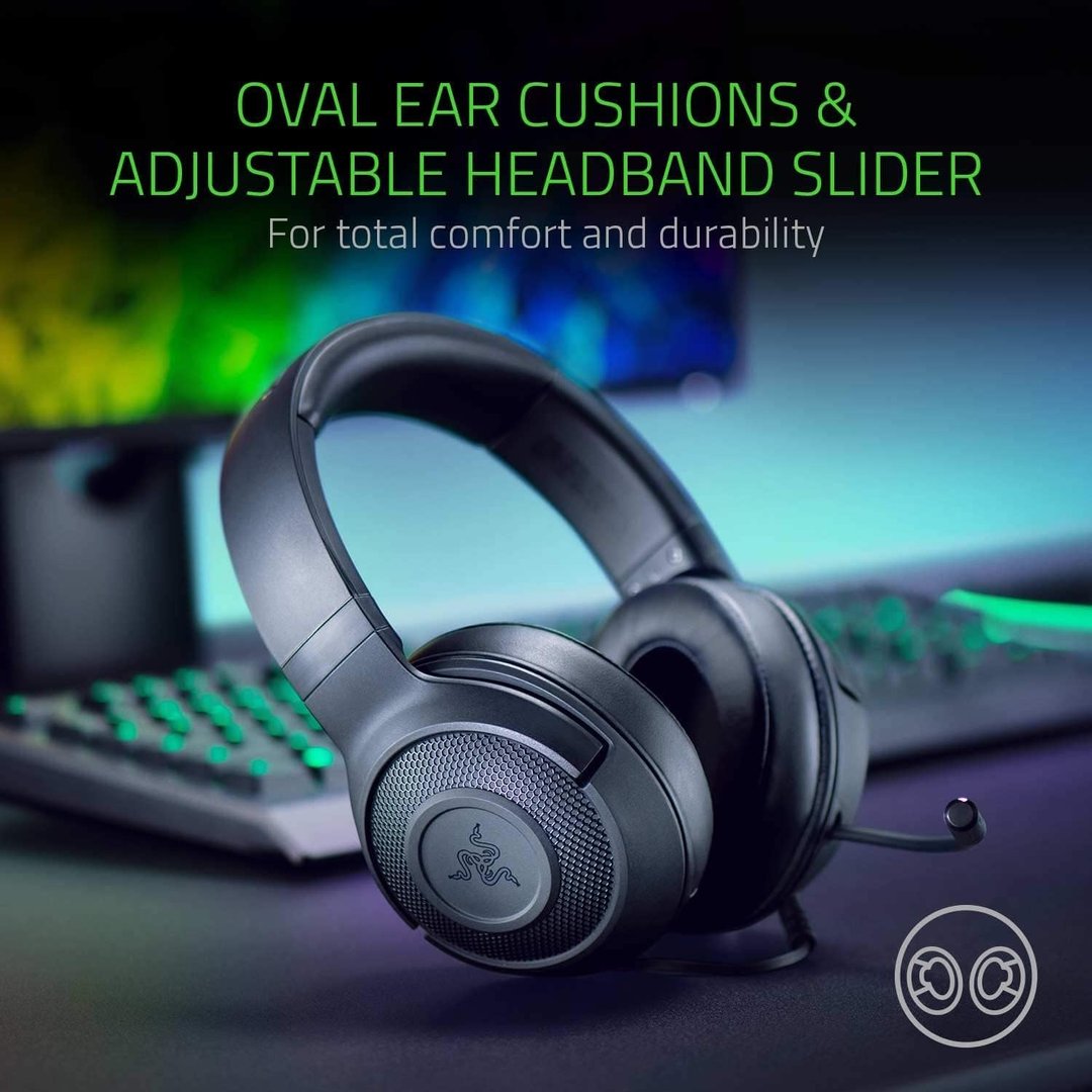 Razer Kraken X Lite Gaming Overear Wired Headphones - Thumbnail 5