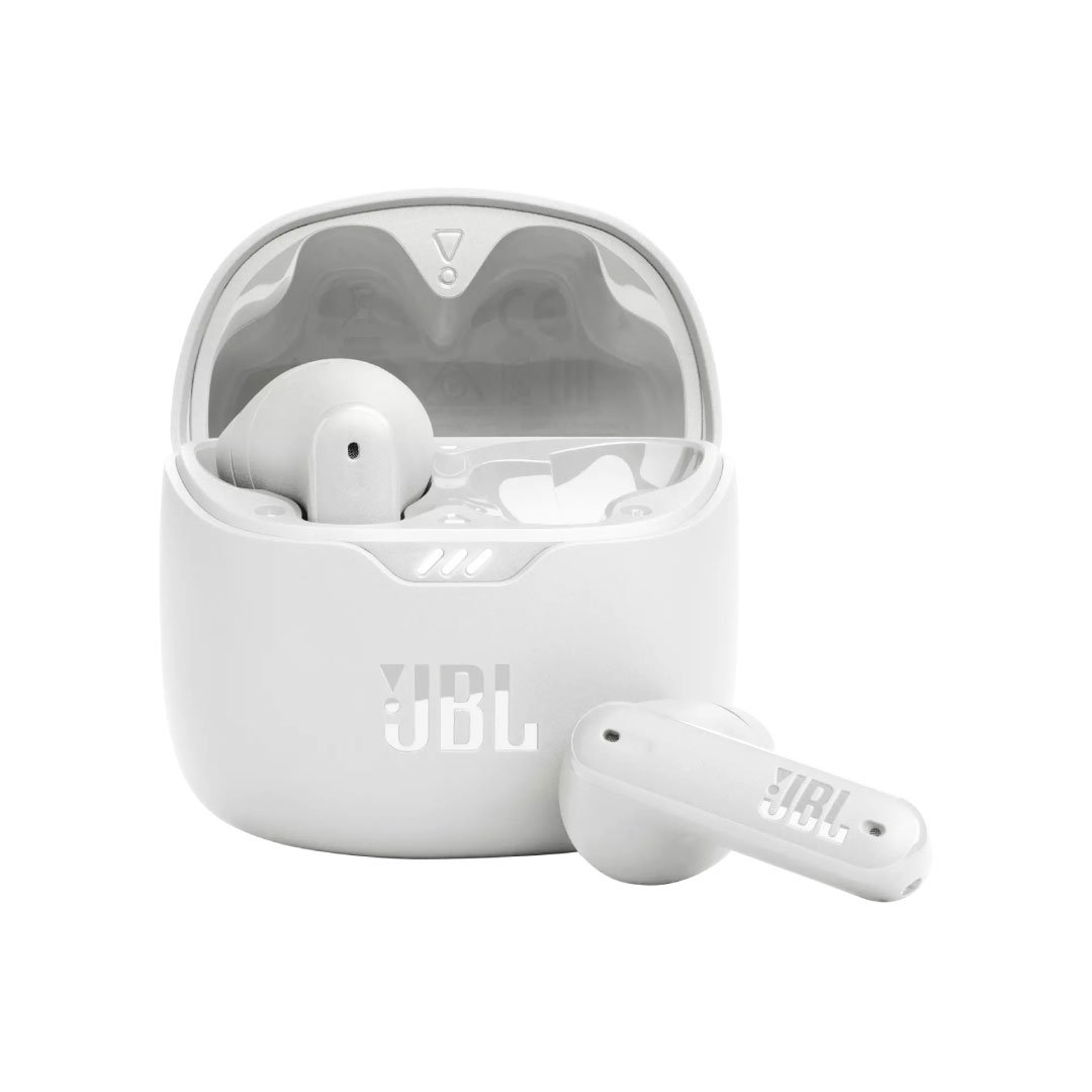 JBL Tune Flex Earbuds, White - Image 1