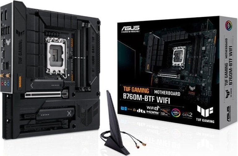 Asus TUF GAMING B760M-BTF WIFI Motherboard, Black - Thumbnail 13