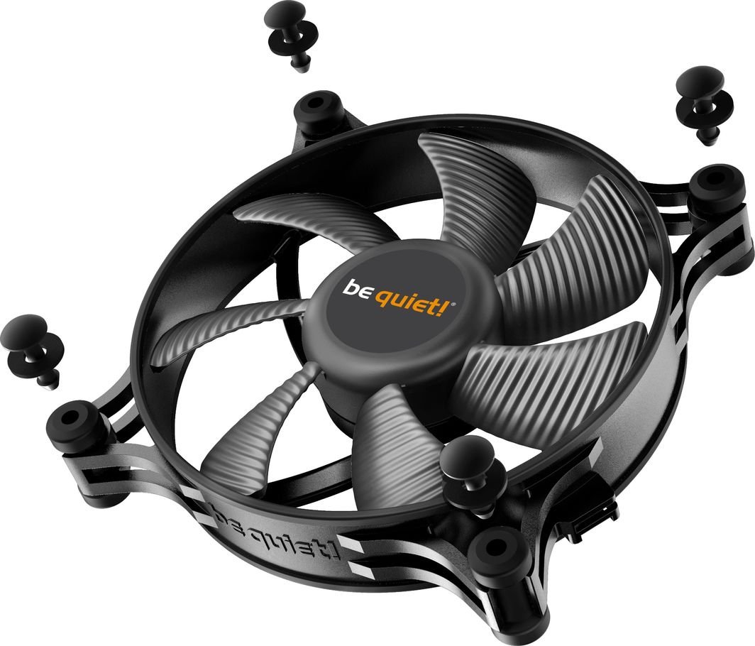 Be quiet! Shadow Wings 2 PWM Fan, 120 mm, Black - Thumbnail 2
