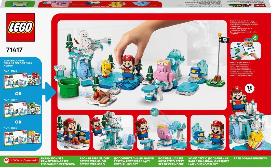 LEGO Super Mario 71417 Snow Adventure Expansion, 567 pieces - Thumbnail 9