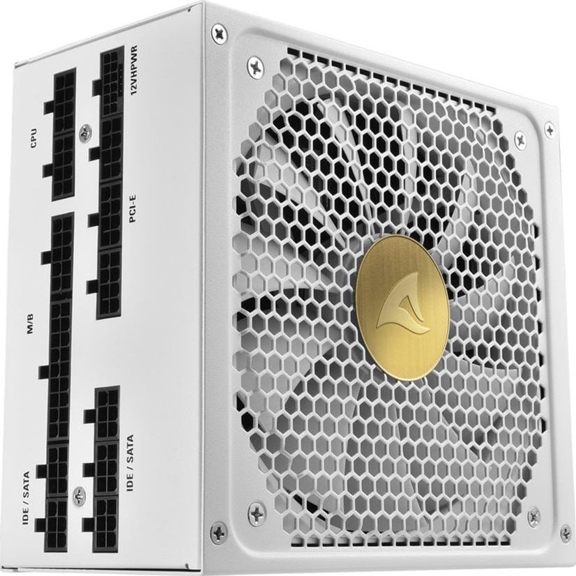 Sharkoon REBEL P30 Gold WH ATX 3.0, 1000W Power Supply - Image 1