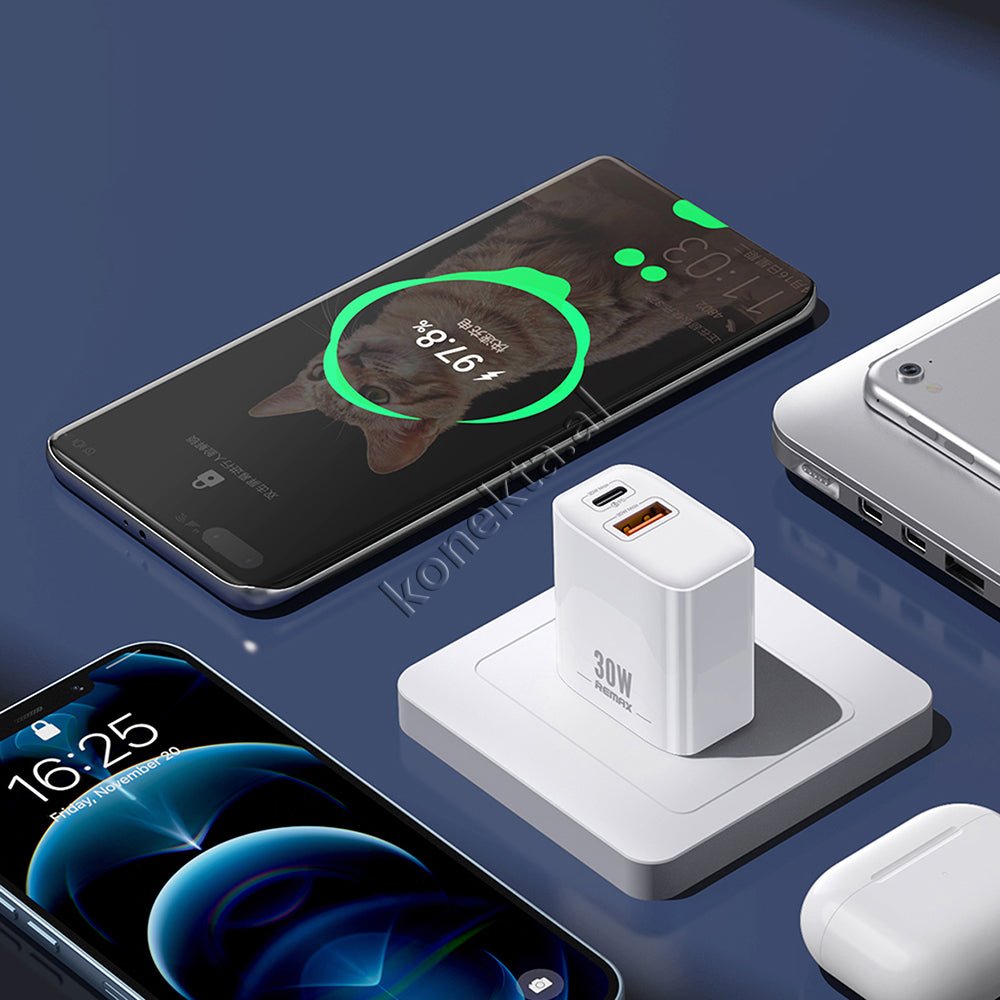 REMAX 30W Charger, White - Thumbnail 7