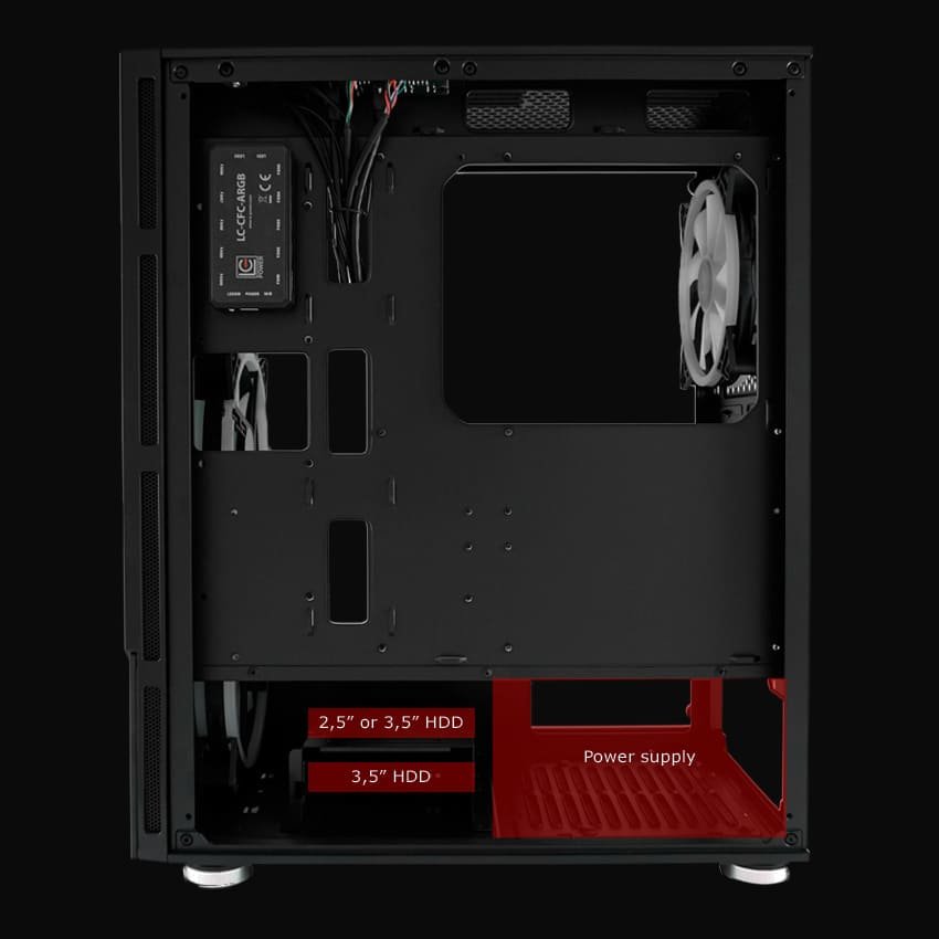 LC-803B-ON Shaded_X Case, Black - Thumbnail 10