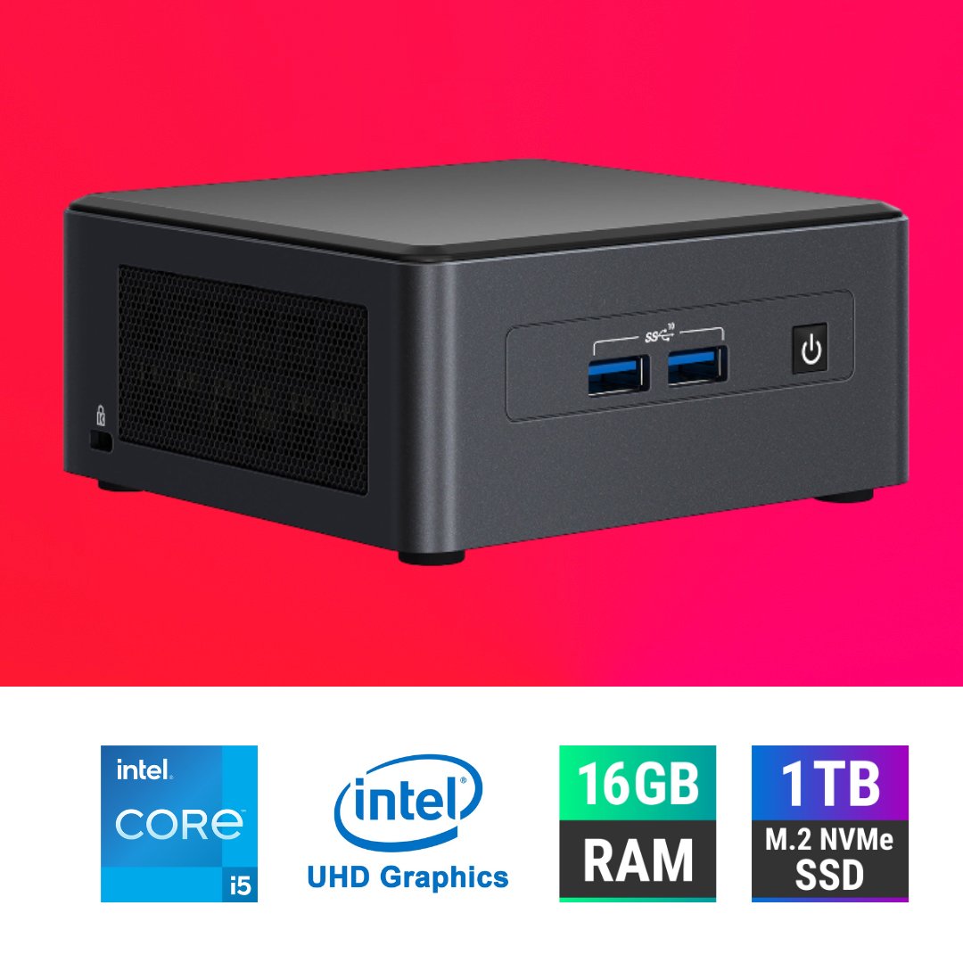 Intel NUC 12 Pro Series Desktop, Intel Core i5-1240p - Thumbnail 6