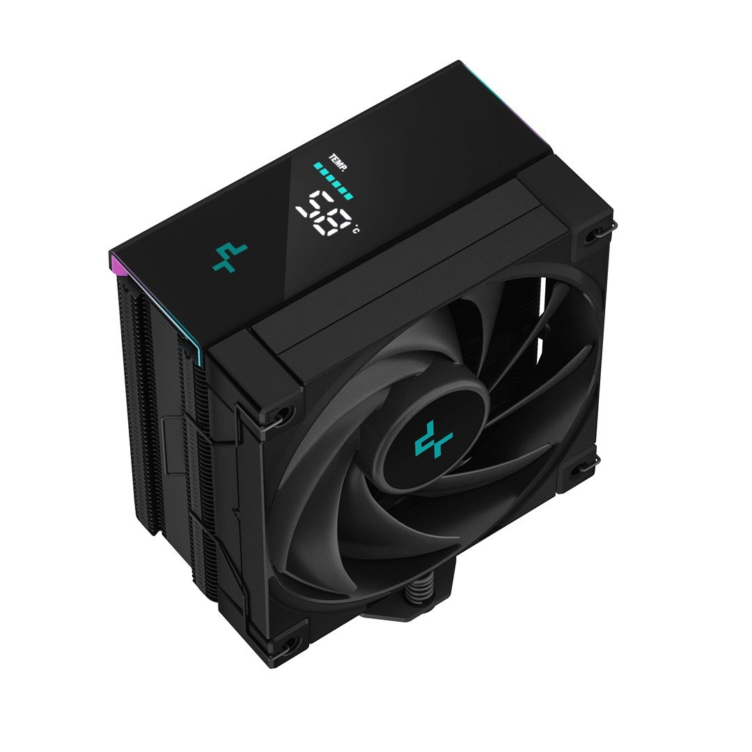 Deepcool AK400 DIGITAL CPU Cooler, 12 cm, Black - Image 1