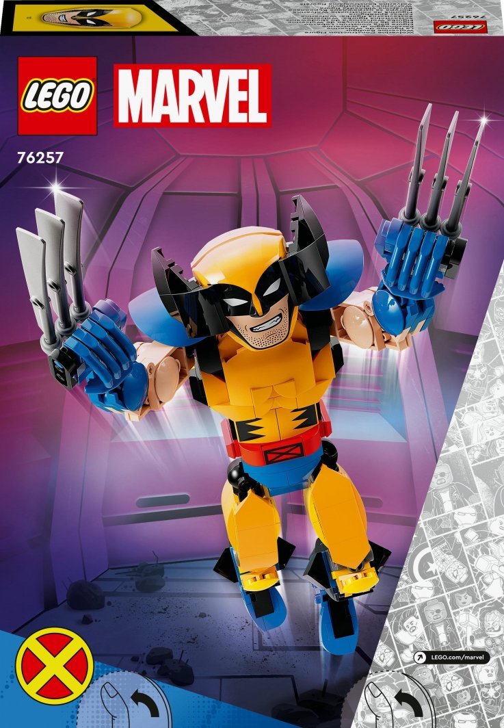 LEGO Marvel 76257 Figurine Buildable Wolverine, 327 pieces - Thumbnail 9