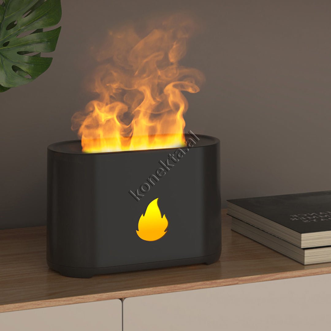 tjetertjeter Flake Air Humidifier, Black / White - Thumbnail 2