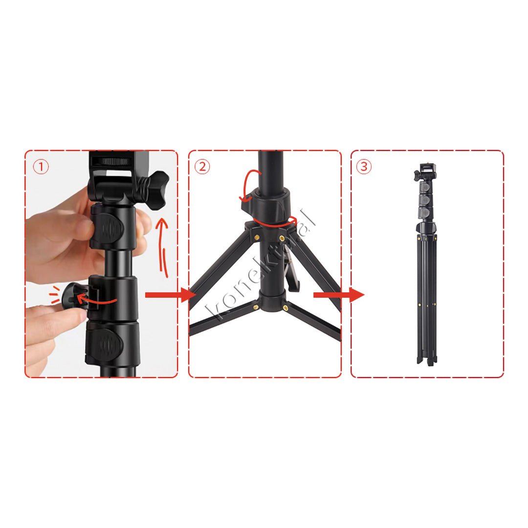 Jmary Tripod Profesional, Alumin & ABS, 175cm - Thumbnail 9