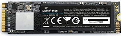MediaRange SSD, 512GB, M.2 2280 PCI-E x4 Gen3.1 NVMe - Image 1