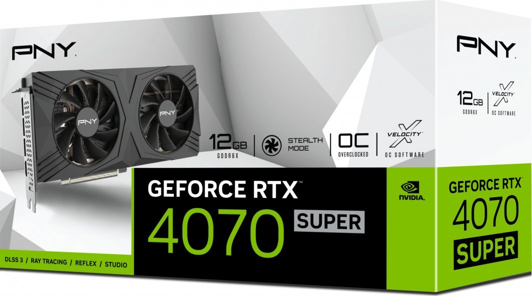 PNY GeForce RTX 4070 SUPER Verto OC Dual Fan 12GB GDDR6X Graphics Card - Thumbnail 13
