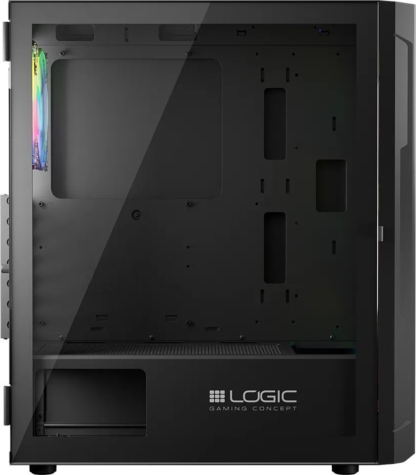 Logic Concept Aramis ARGB Case, Black, Midi Tower - Thumbnail 8