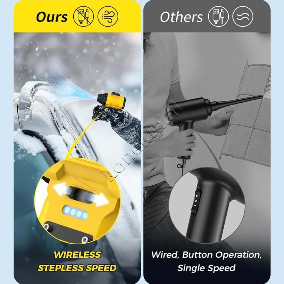 tjetertjeter Turbo Fan, Black/Yellow - Thumbnail 10
