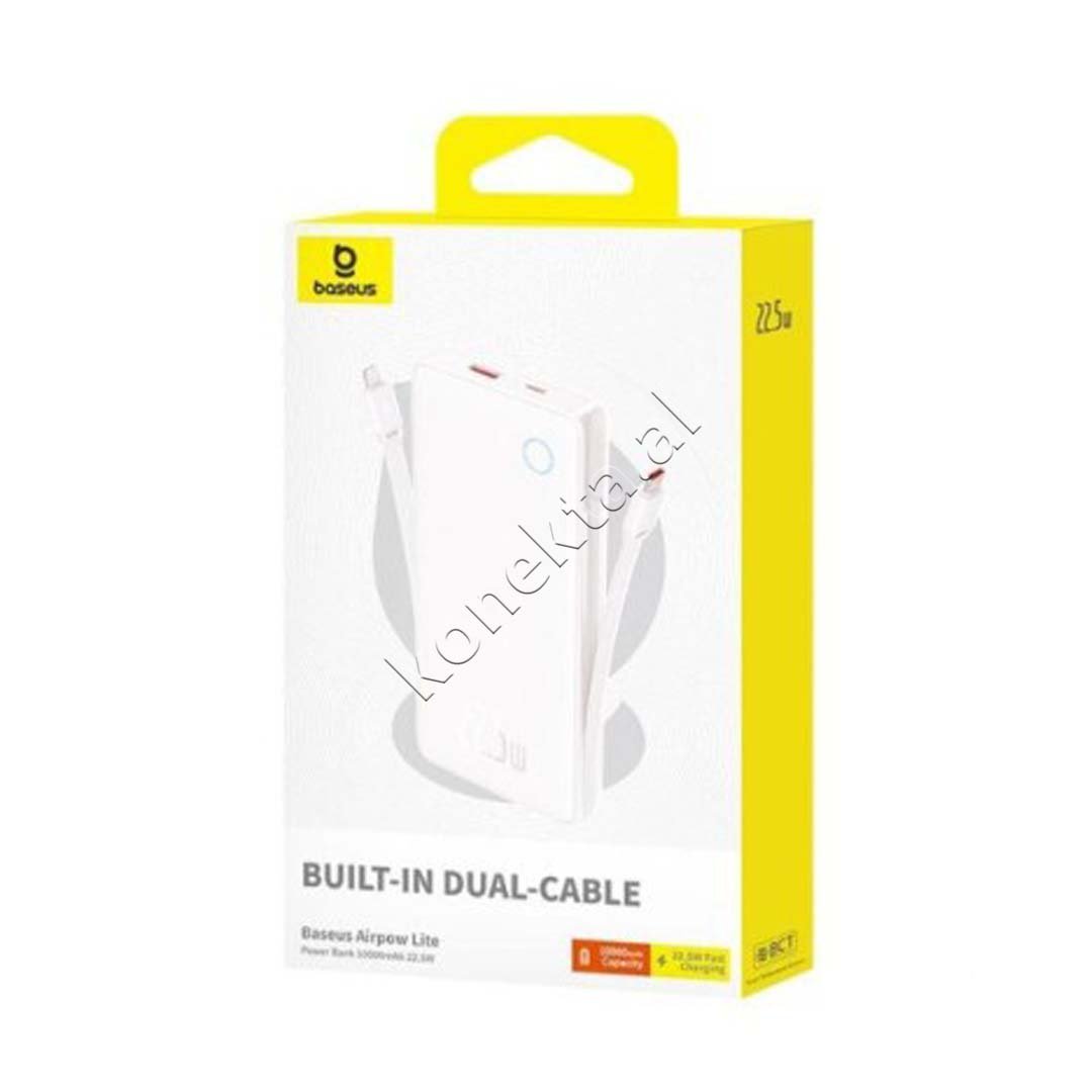 Baseus External Battery, 22.5W, 10000mAh, White - Thumbnail 8