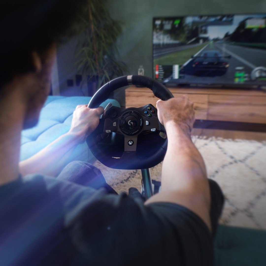 Logitech G G920 Driving Force Racing Wheel, Black - Thumbnail 5