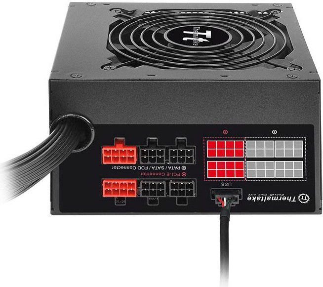 Thermaltake Smart DPS G PS-SPG-0500DPCBEU-B Power Supply, 500W - Thumbnail 2