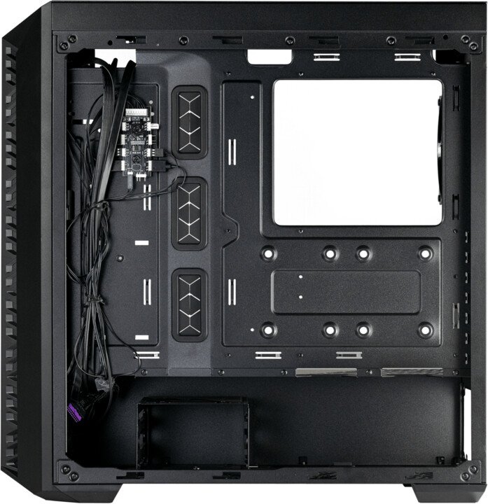 Cooler Master MasterBox 520 Mesh Case, Transparent Side Panel, Black - Thumbnail 14