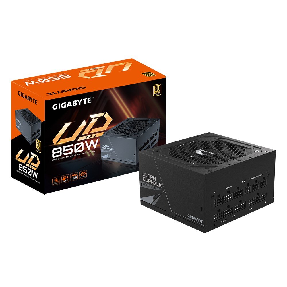 Gigabyte UD850GM Power Supply, 20+4 pin ATX, 850 W, Black - Thumbnail 7