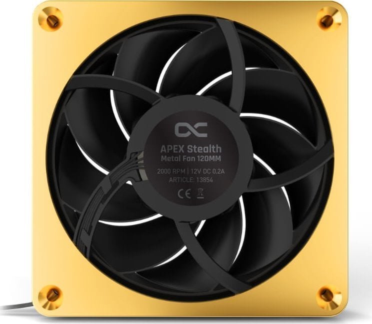 Alphacool Apex Stealth Metal Cooler, 120 mm, Gold - Thumbnail 3