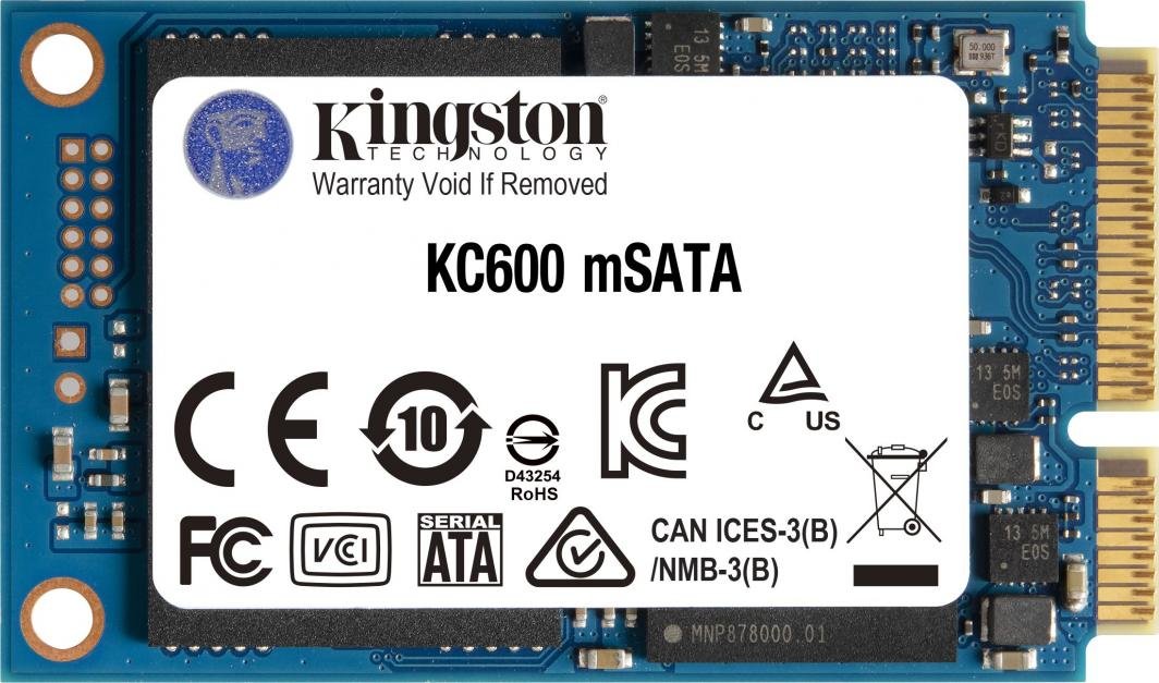 Kingston KC600 SSD, 1TB, mSATA SATA III - Image 1
