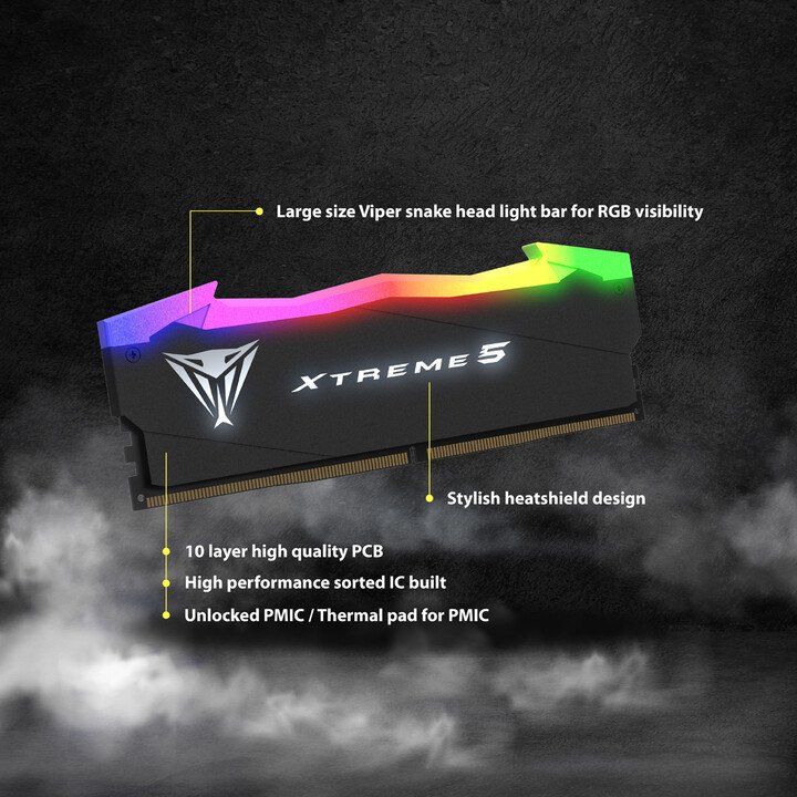 Patriot Viper Xtreme 5 32GB (2x16GB) DDR5 8000 CL38 Memory Module - Thumbnail 14
