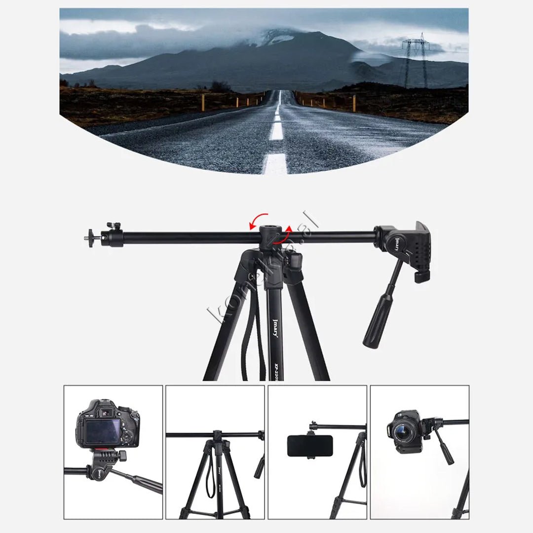 Jmary Tripod, Aluminum & ABS, Adjustable Length 46-173cm - Thumbnail 3