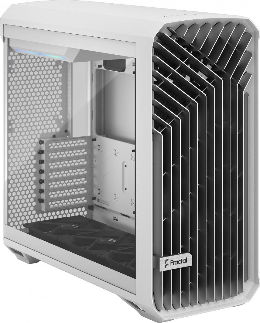 Fractal Design Torrent TG Clear Tint Case, White, Full Tower - Thumbnail 3