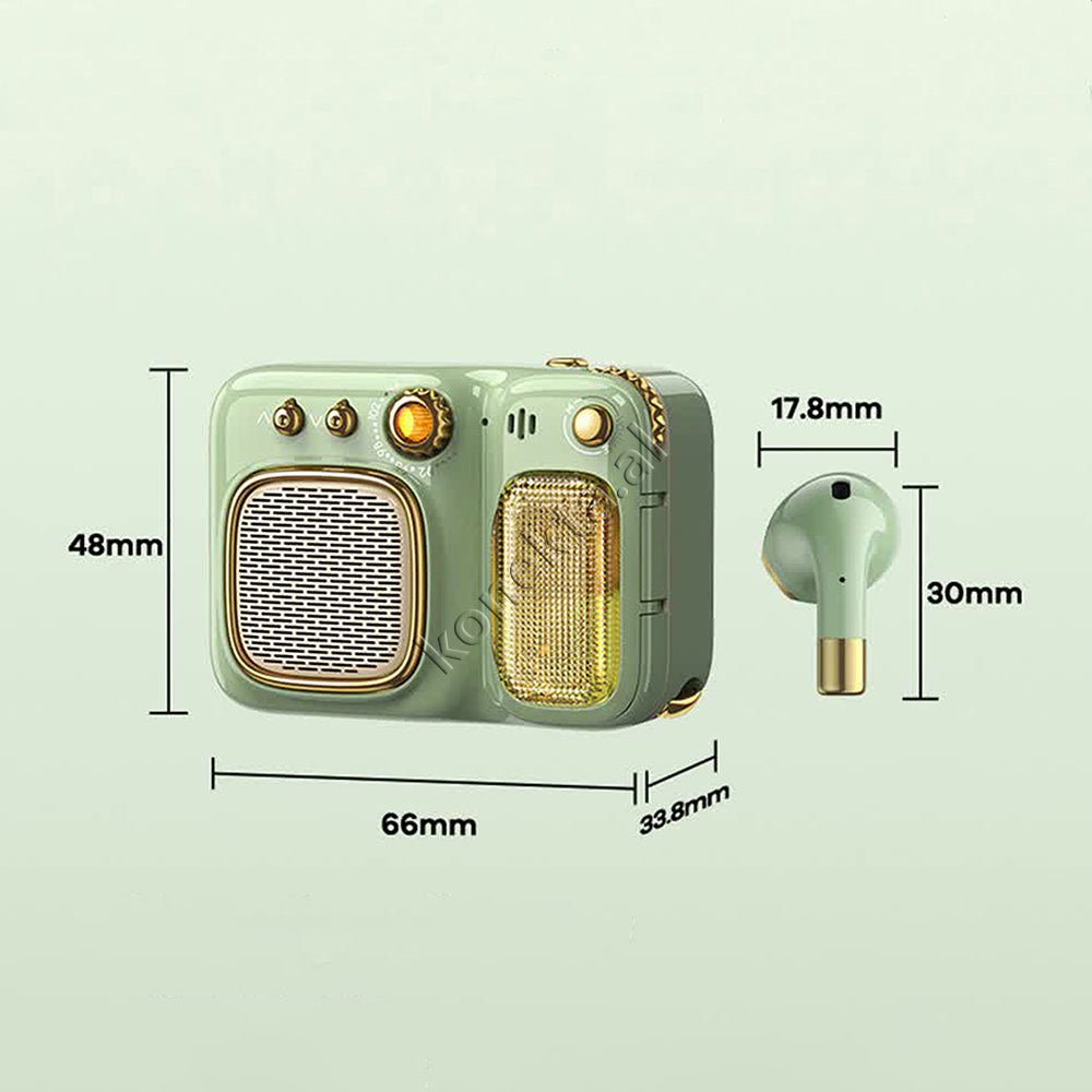 REMAX Bluetooth Speaker with Integrated Single Earphone - Thumbnail 8