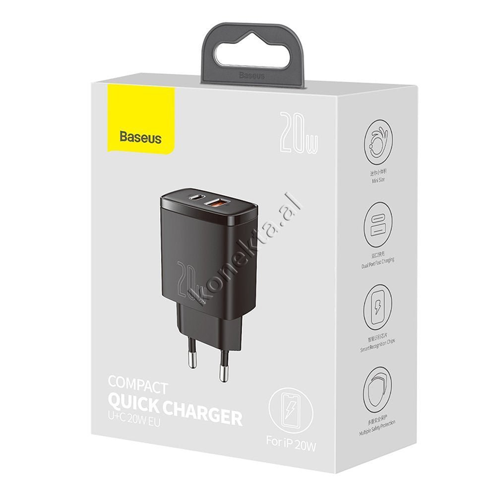 Baseus Adaptor Karikimi Fast Charge 20W 2 Ne 1 - Thumbnail 2