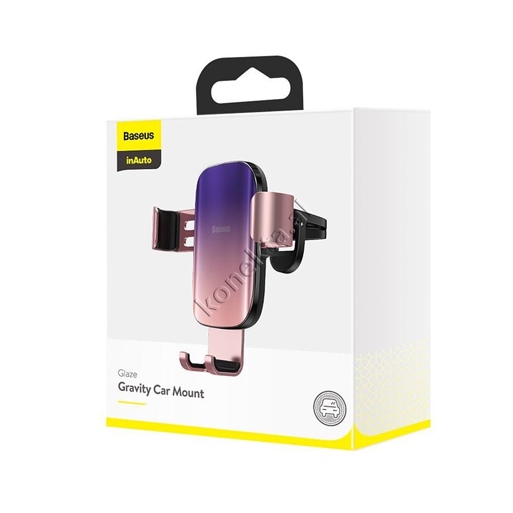 Baseus Car Phone Holder, Aluminum + ABS, Adjustable 4.7-6.5 inch - Thumbnail 2