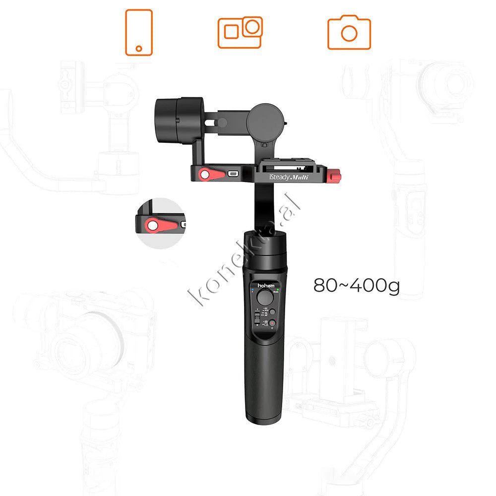 Hohem iSteady Multi Gimbal, Black - Thumbnail 23
