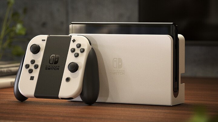Nintendo Switch Console (OLED), White - Thumbnail 7