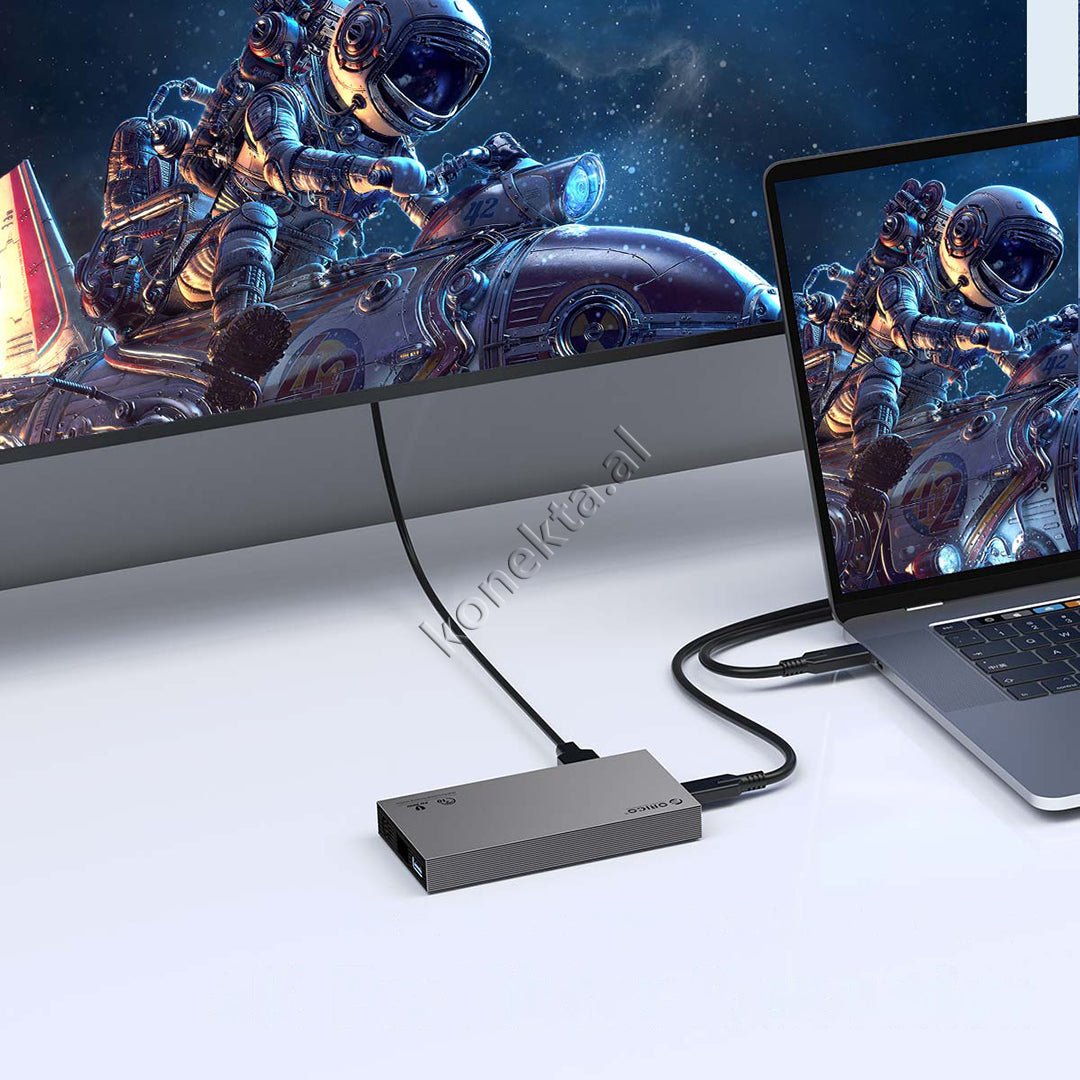 Orico 9-Port Adapter Hub + SSD Reader up to 2TB - Thumbnail 3