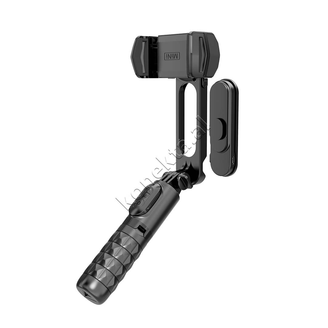tjetertjeter Gimbal (Tripod) Me Rrotullim 360° Dhe Drite LED - Image 1