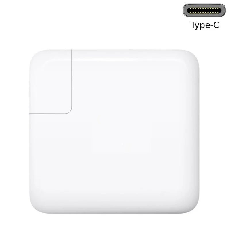 Type-C 61W Wall Charger, EU Plug, White - Thumbnail 3