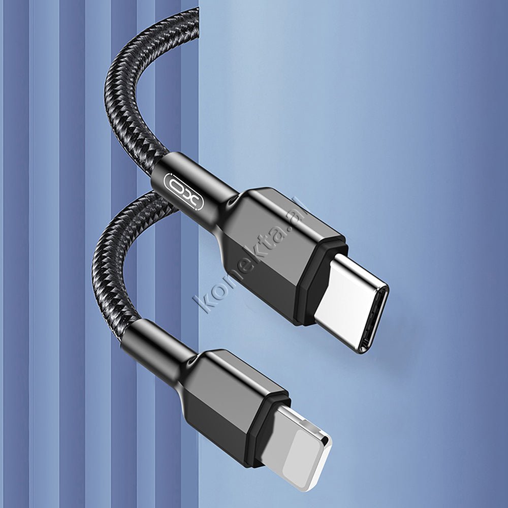 XO Type-C Ne Lightning Cable, 20W, 1m - Thumbnail 3
